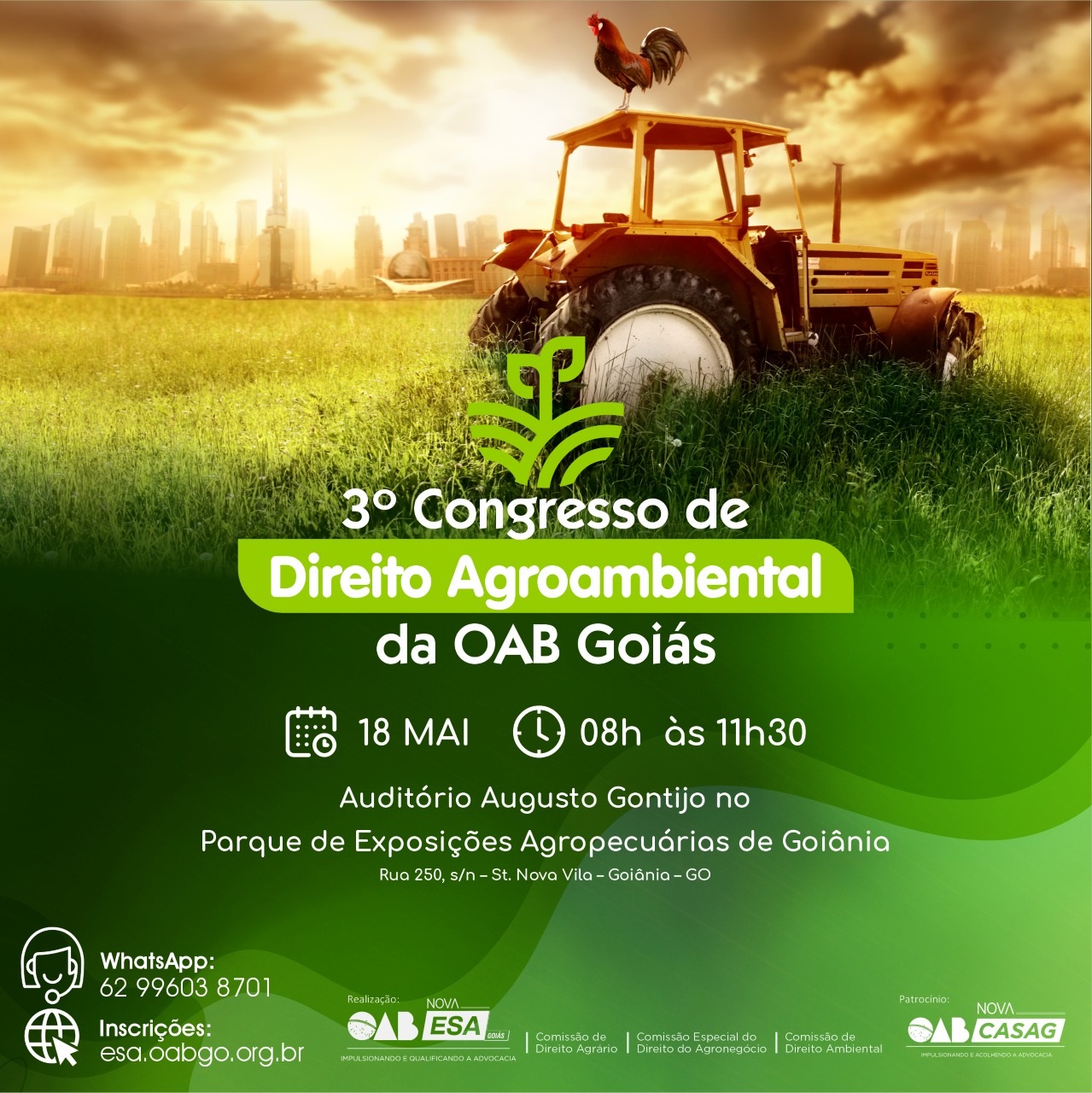 3 Congresso de Direito Agroambiental da OAB Gois