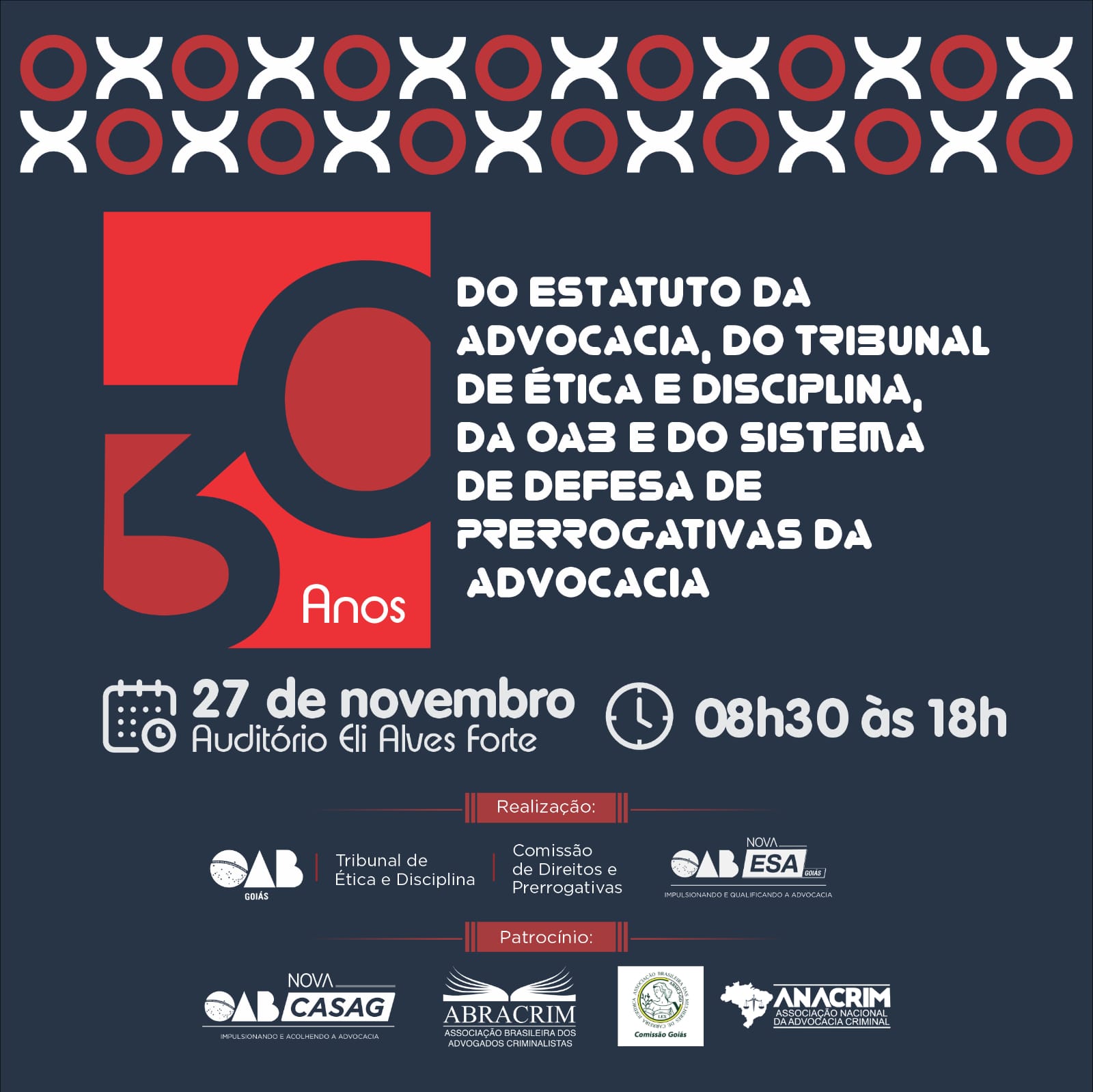 30 Anos do Estatuto da Advocacia, do Tribunal de tica e Disciplina, da OAB e do Sistema de Defesa de Prerrogativas da Advocacia