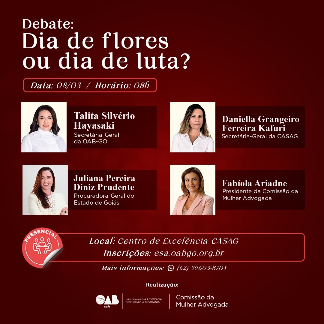 Debate: Dia de flores ou dia de luta? 