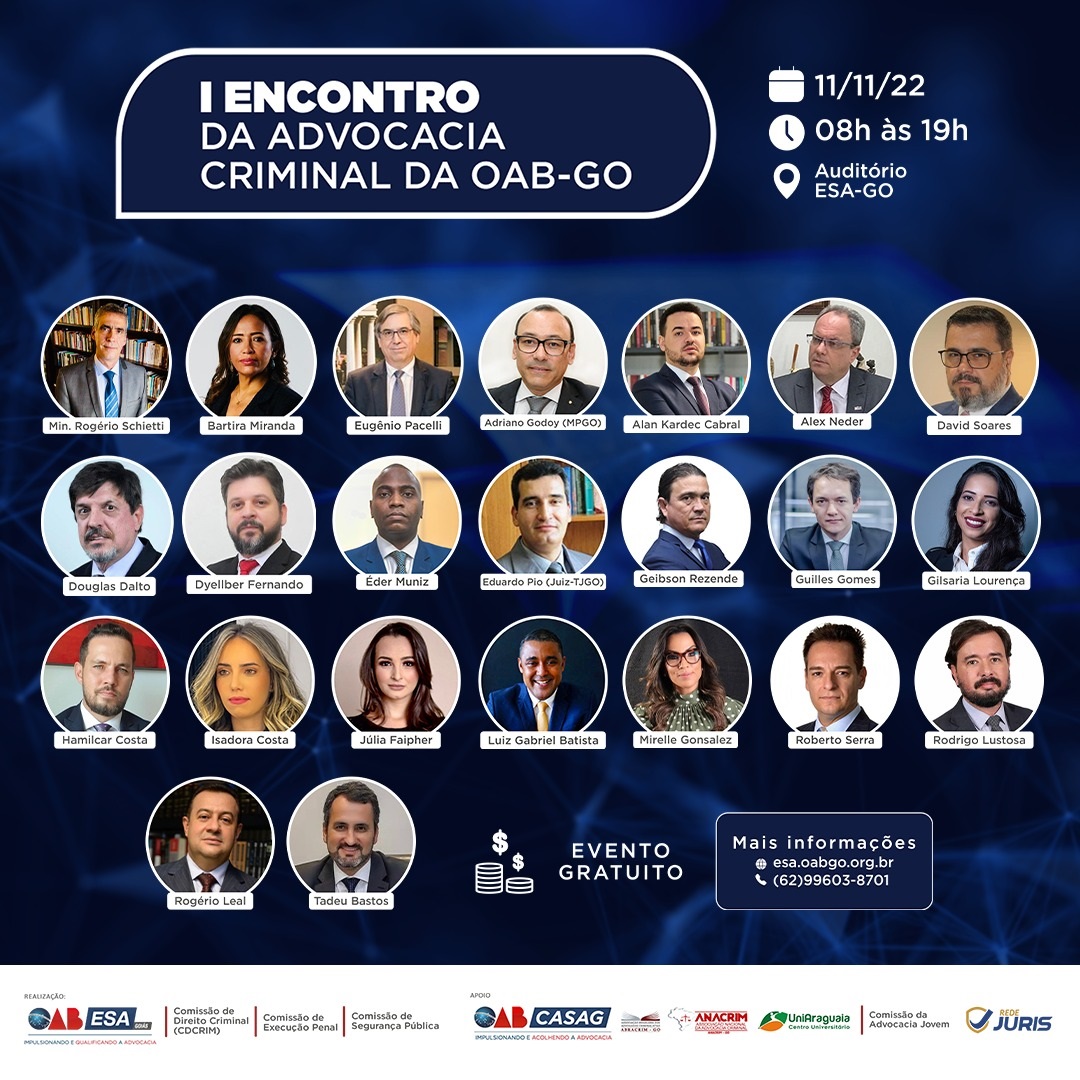 I Encontro da Advocacia Criminal da OAB-GO