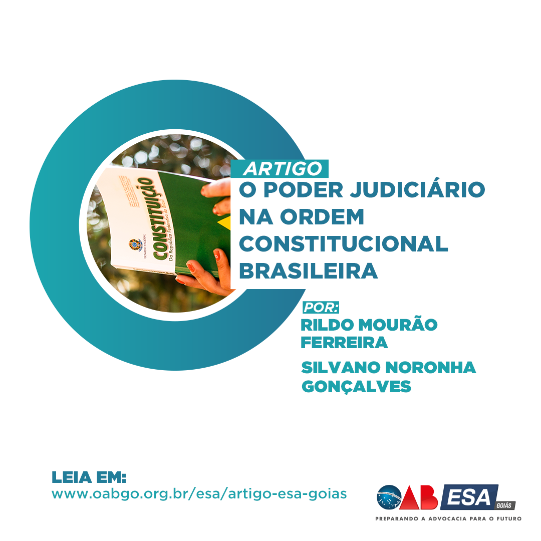 O PODER JUDICIÁRIO NA ORDEM CONSTITUCIONAL BRASILEIRA